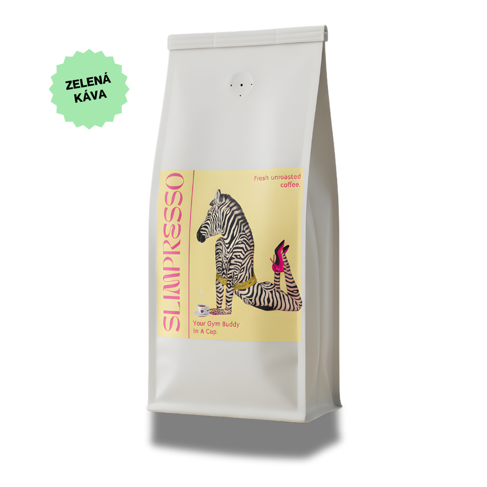 SLIMPRESSO – zelená mletá káva, 100% arabika, s prírodným sirupom NERRA